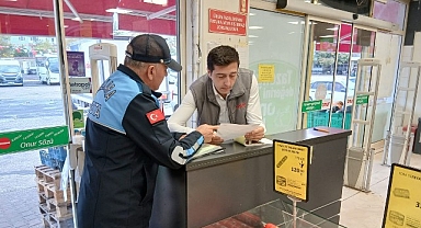 Malkara Belediyesi zabıta ekipleri, market denetimlerine devam ediyor