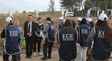 EÜ Ailesi Milli Ağaçlandırma Gününde “Yeşil Vatan” için fidan dikti